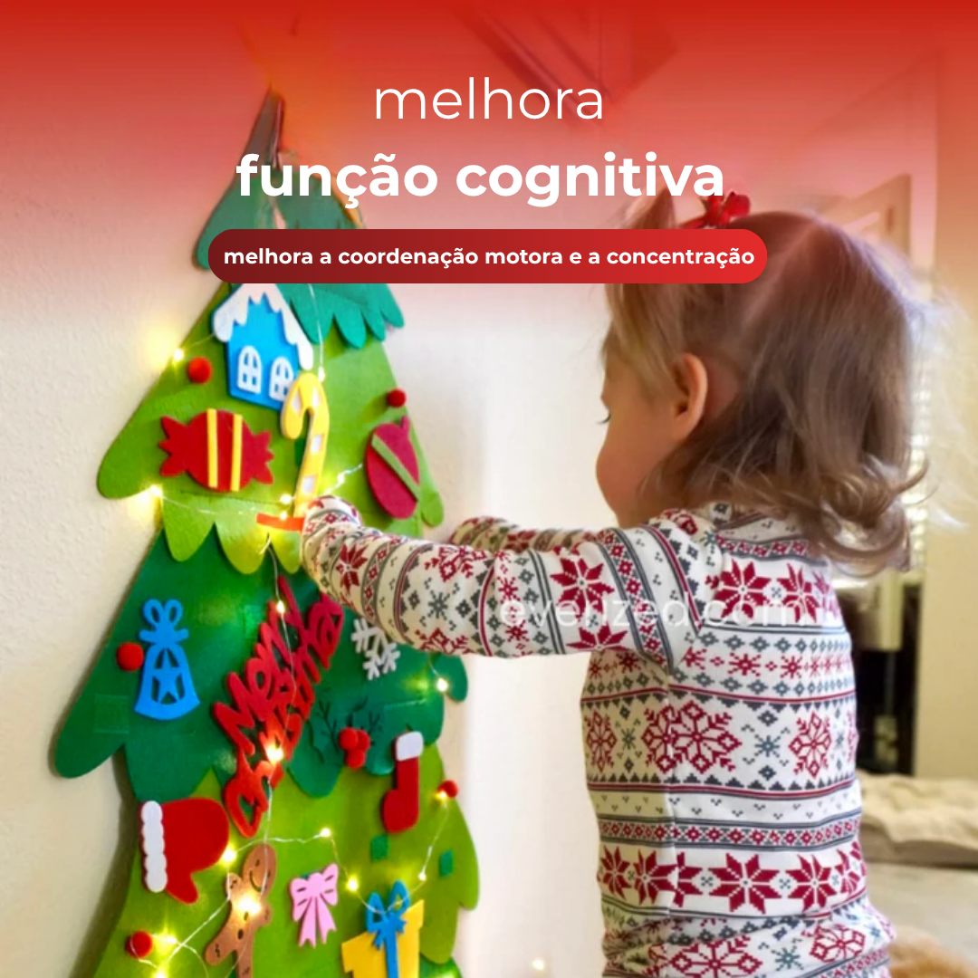 Árvore de Natal de Feltro Interativa
