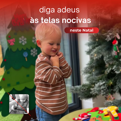 Árvore de Natal de Feltro Interativa