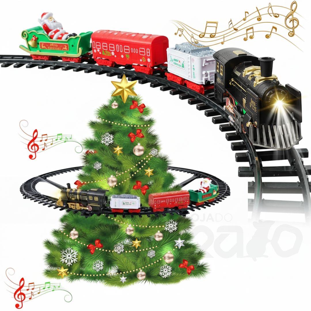 Comboio de Natal Suspenso (89cm) - Com Som e Luz